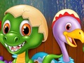 Игра Книжка-раскраска динозавров онлайн
