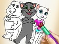Игра Книжка-раскраска Китти онлайн
