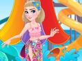 Игра Принцесса Элиза едет в Аквапарк онлайн