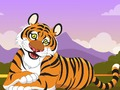 Игра Тигр пазл онлайн
