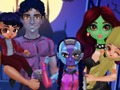 Игра Семейный костюм для принцессы на Хэллоуин онлайн