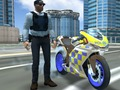 Игра Полицейский мотоцикл Гонки по дороге онлайн