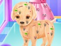 Игра Малышка Эльза: Операция на щенке онлайн