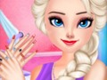 Игра Выходные принцесс: Салон ногтей онлайн