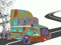 Игра Грузовики Вольво: Раскраска онлайн