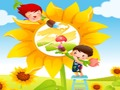 Игра Симпатичные маленькие дети: Пазл онлайн