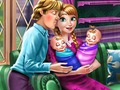 Игра Ледяная принцесса: Семейный день онлайн