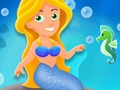 Игра Принцесса Русалочка Раскраска онлайн
