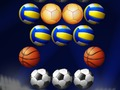 Игра Пузырьковый шутер Золотой футбол онлайн