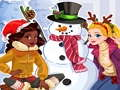 Игра Ты хочешь слепить снеговика? онлайн
