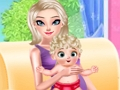 Игра Ледяная принцесса Ребенок родился онлайн