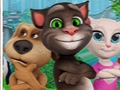 Игра Говорящий кот Том: головоломка пазл онлайн