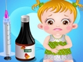 Игра Малышка Хейзел заботится о желудке онлайн
