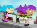 Игра Девочки роллеры онлайн