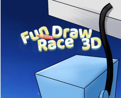 Игра Веселая гонка с рисованием 3D онлайн