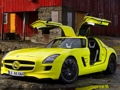Игра Пазл Мерседес Бенц SLS E-Cell онлайн