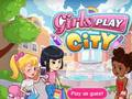 Игра Девочки играют в городе онлайн