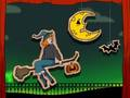 Игра Ведьма, летающая на Хэллоуин онлайн