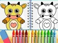 Игра Красивые питомцы: Раскраска онлайн