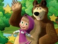 Игра Маленькая девочка и медведь: Скрытые звезды онлайн