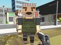 Игра Блочный пиксельный коп: Крафтовое оружие в мире грабителей онлайн