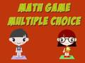 Игра Математическая игра множественный выбор онлайн