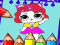 Игра Книжка-раскраска для кукол онлайн