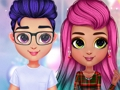 Игра Рождественская вечеринка радужных девушек онлайн