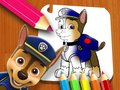 Игра Щенячий патруль: Книжка-раскраска онлайн