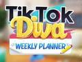 Игра Тик Ток Дива: Еженедельный планировщик онлайн