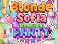 Игра Блондинка София остается дома: Вечеринка онлайн