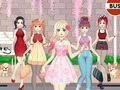Игра Аниме девушки одеваются онлайн