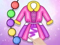 Игра Книжка-раскраска: Одежда онлайн
