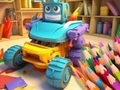 Игра Книжка-раскраска: Робот-трансформер онлайн