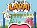 Игра Яблоко и Лук; Пол из лавы онлайн