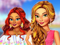 Игра Лучшие подруги: Образ на фестиваль цветения сакуры онлайн