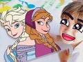 Игра Книжка-раскраска: Холодное сердце онлайн