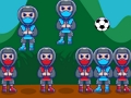 Игра Голова ниндзя и мяч онлайн