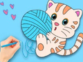 Игра Книжка-раскраска: Милый кот онлайн