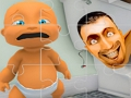 Игра Скибиди туалет: Головоломки пазлы онлайн