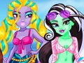 Игра Пляжная вечеринка школы монстров онлайн