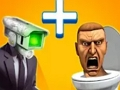 Игра Скибиди туалет: Мастер слияния онлайн