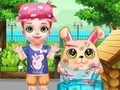 Игра Забота о моем маленьком зайчике онлайн