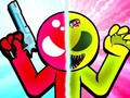 Игра Стикмен зомби против Стикмена героя онлайн