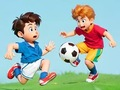 Игра Книжка раскраска: Удар по мячу онлайн