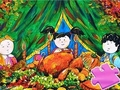 Игра Пазл: С Днем Благодарения онлайн