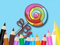 Игра Книжка раскраска: Леденец онлайн