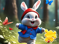 Игра Пазл: Бегущий кролик онлайн