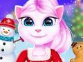 Игра Девушка-кошка: Рождественский декор онлайн