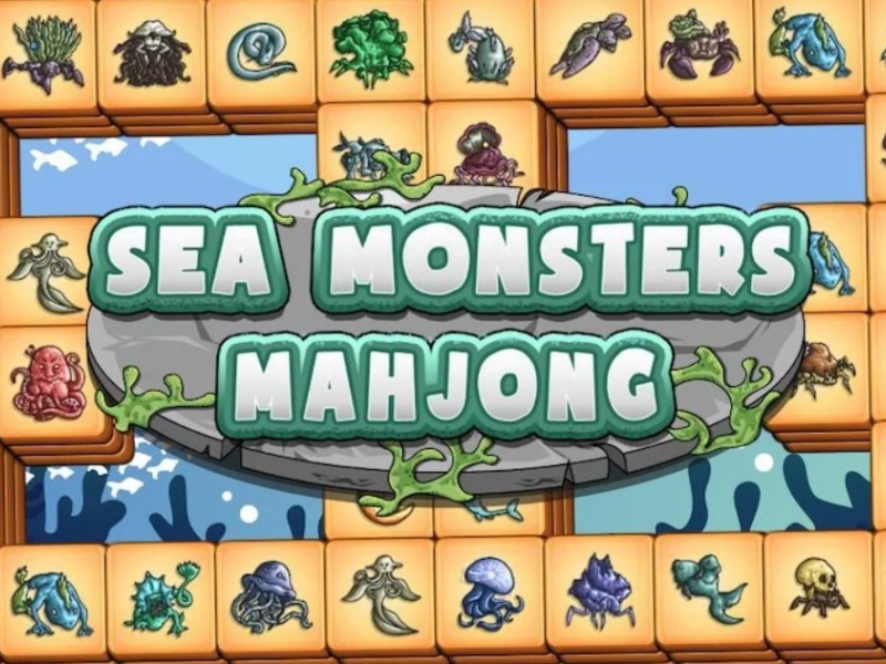 Игра Морские монстры Маджонг онлайн